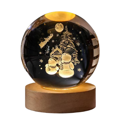 Esfera 3D con Luz LED Navideña